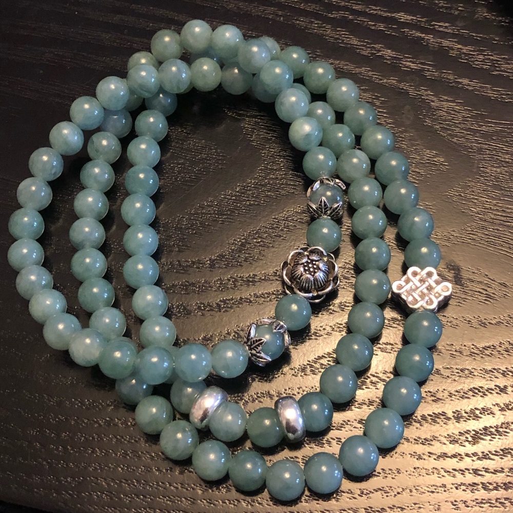 Ocean blue Jade bracelet